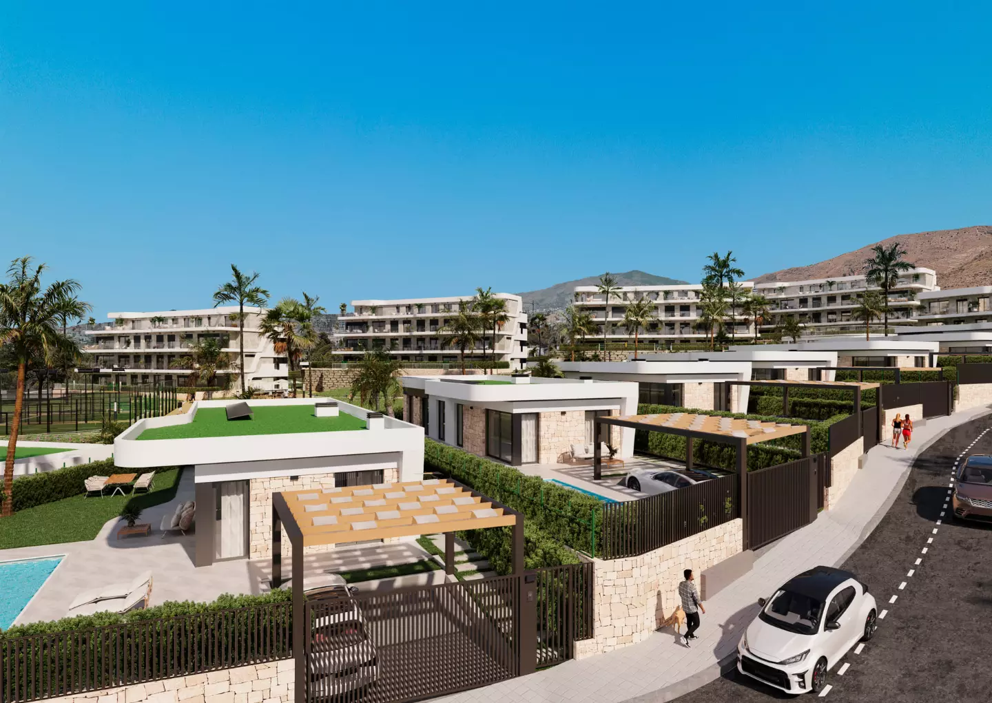 Sierra Cortina Apartaments in Finestrat - Außenansicht Foto 1