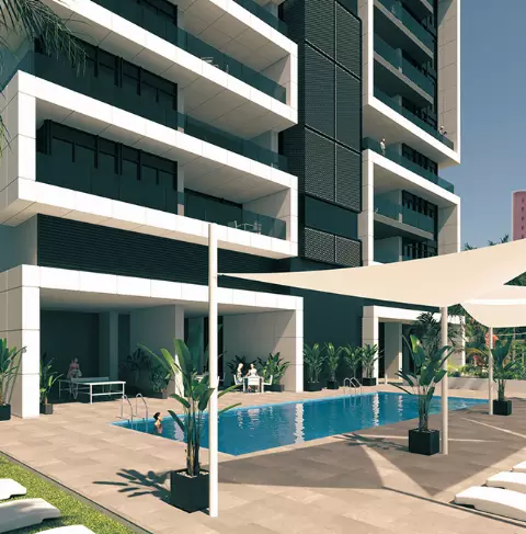 Slim Tower in Benidorm - Außenansicht Foto 1