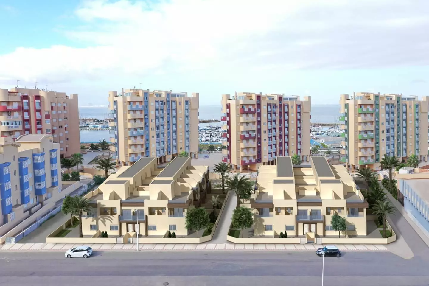 Miradores del Puerto Duplex in La Manga del Mar Menor - Außenansicht Foto 1