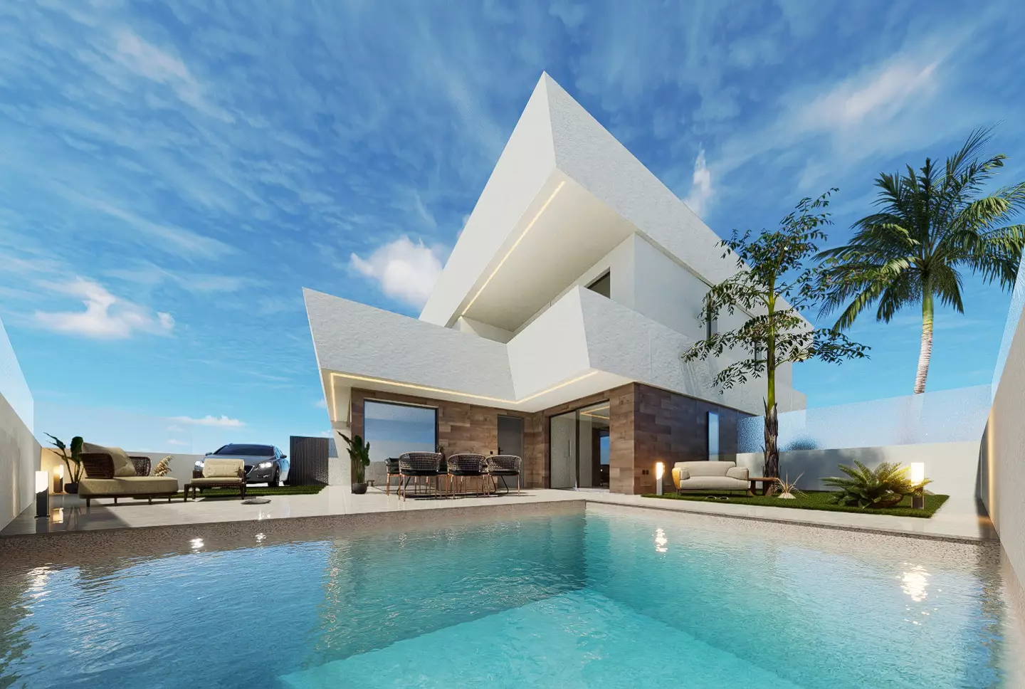 Villa Nebur III in San Pedro del Pinatar - exteriör foto 1