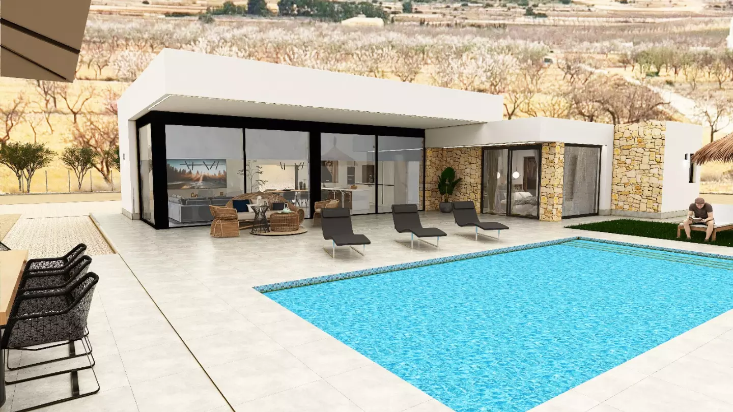 Villa Modelo Cristal in Pinoso - eksteriør foto 1
