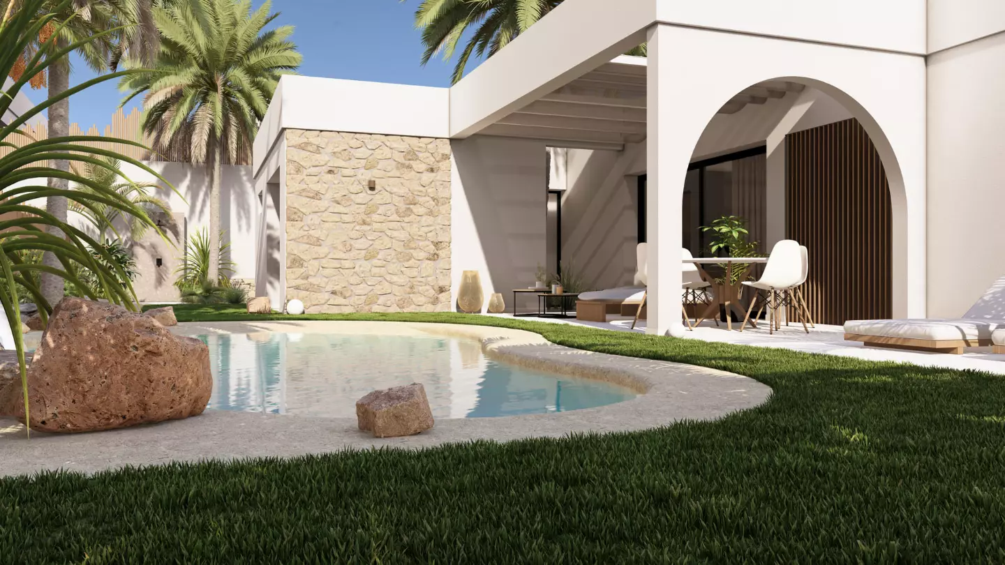 Villas Arava en Oasis Altaona in Murcia - eksteriør foto 1
