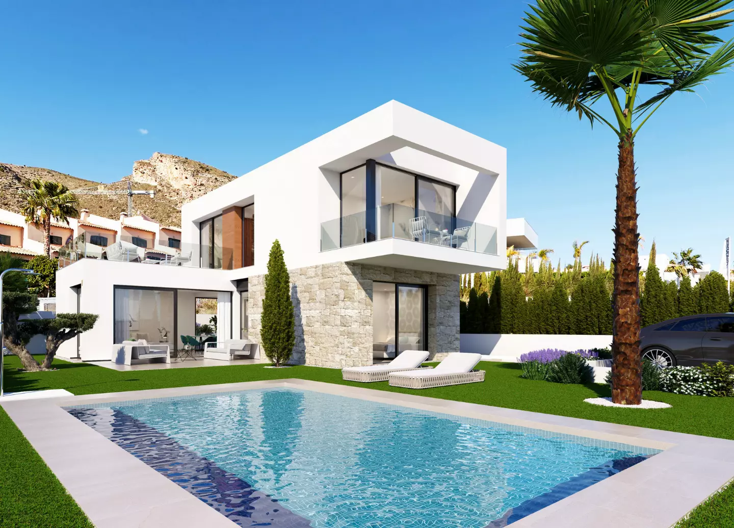 Sea View 6 Villas in Finestrat - exterieur foto 1