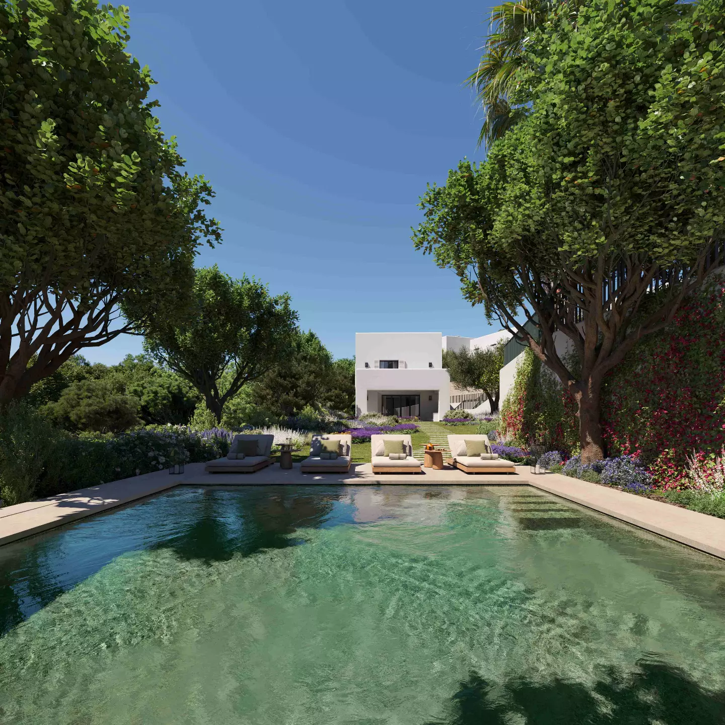 Casa Patio en Las Villas de los Alamos in Sotogrande - Außenansicht Foto 1