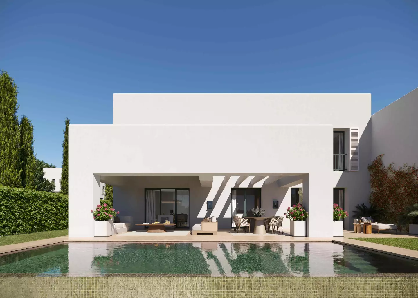 Casa Patio en Las Villas de los Alamos in Sotogrande - Außenansicht Foto 1
