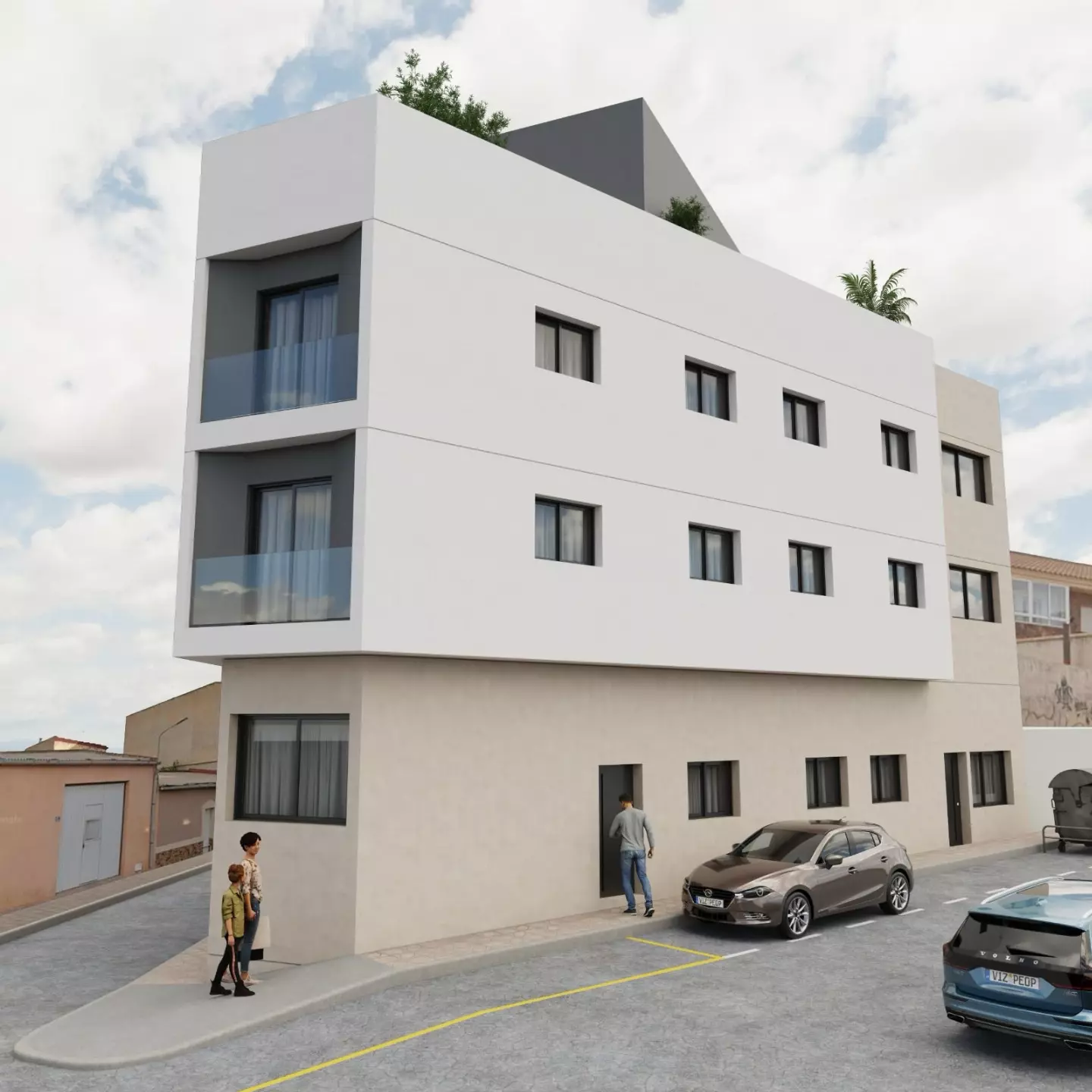 Edificio Basalto in Mazarrón - eksteriør foto 1
