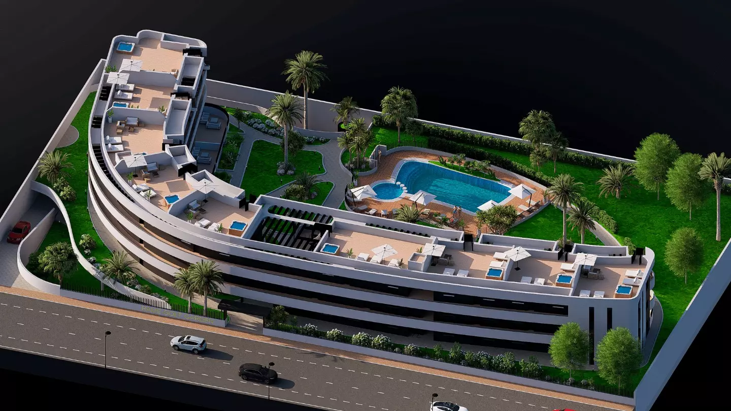 Edificio Torre Gold Garden in Los Alcázares - exteriör foto 1
