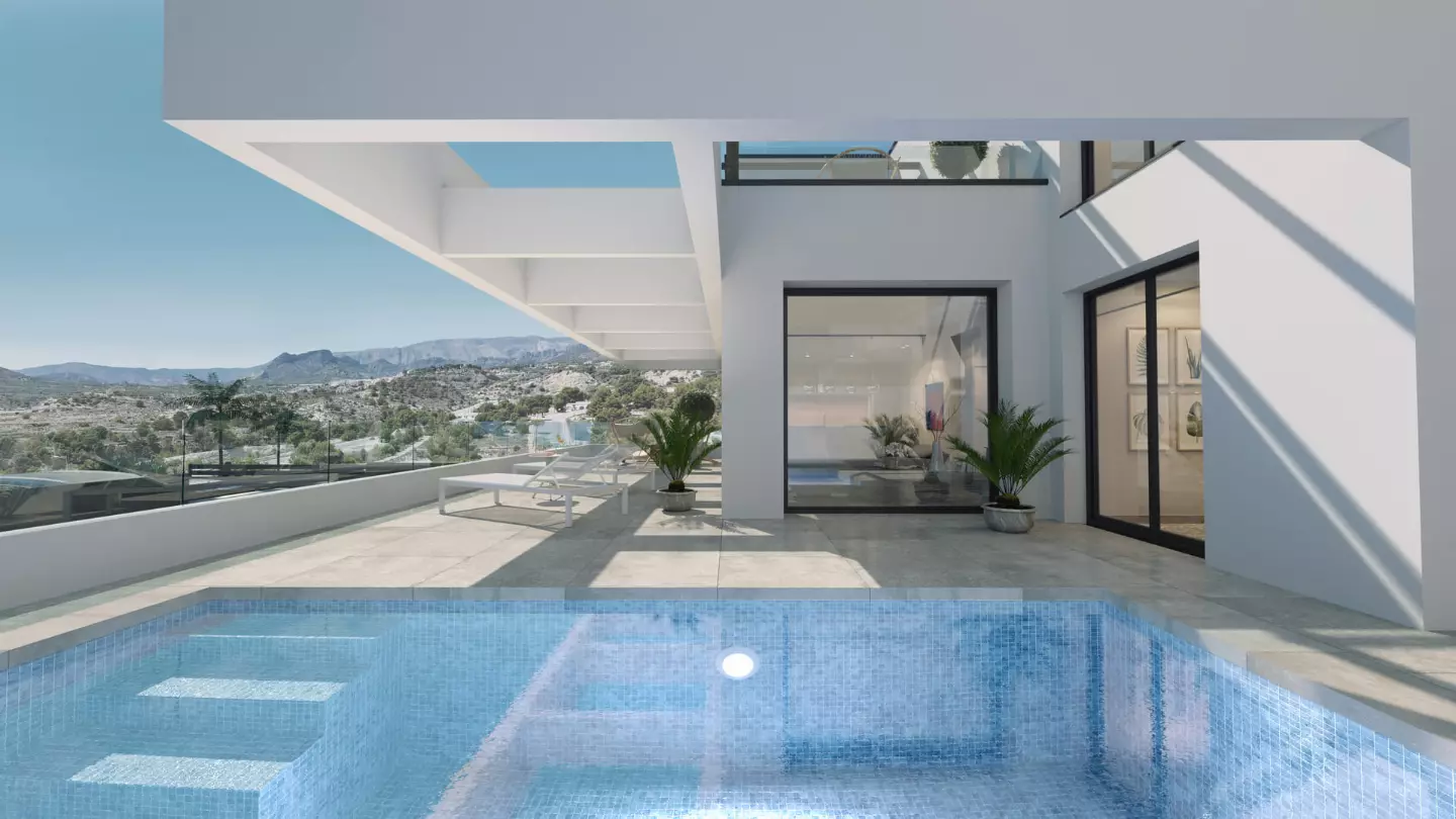 Puig Campana Villas in Finestrat - eksteriør foto 1