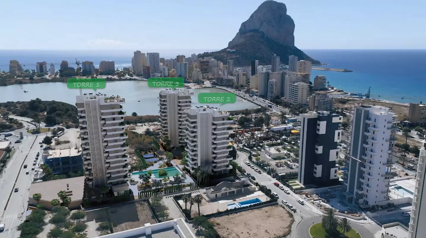 Salinas Towers in Calpe - exterieur foto 1