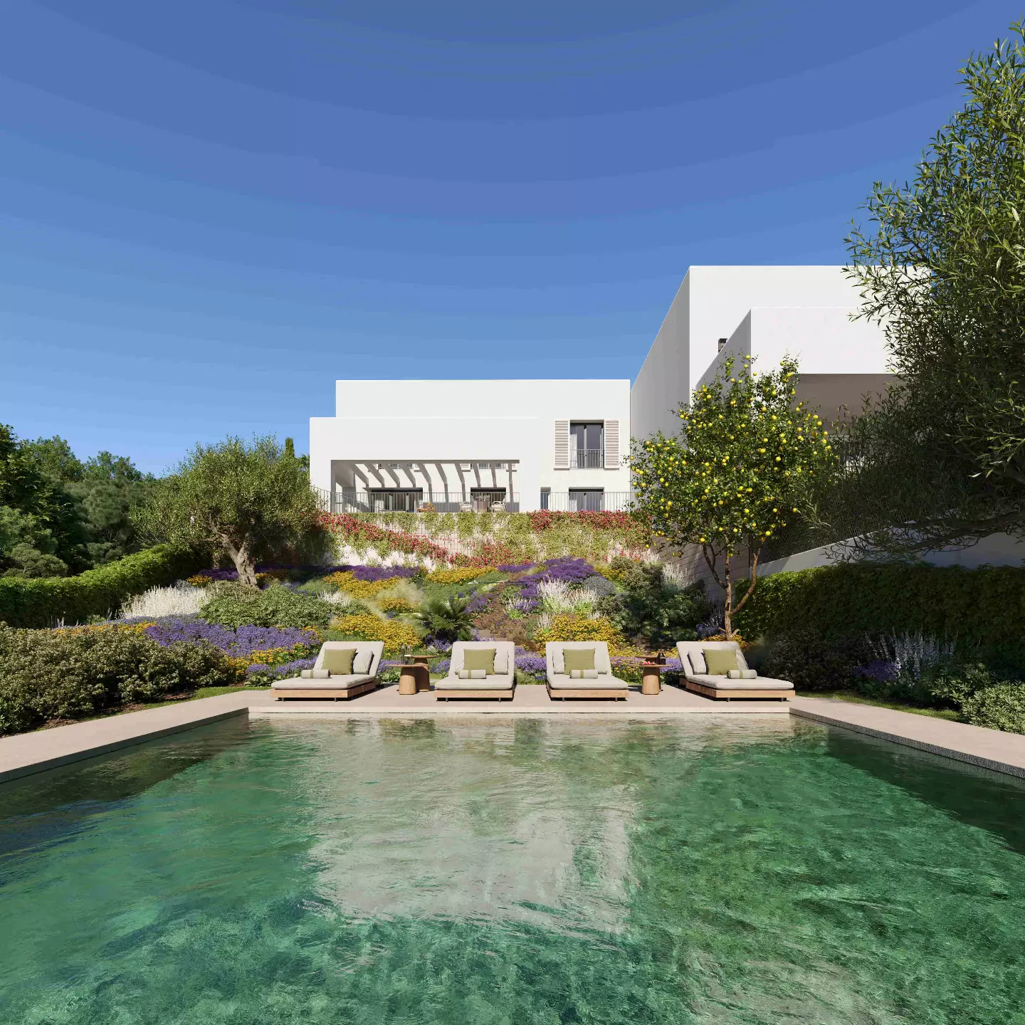 Casa Garden en Las Villas de los Alamos in Sotogrande - Außenansicht Foto 1