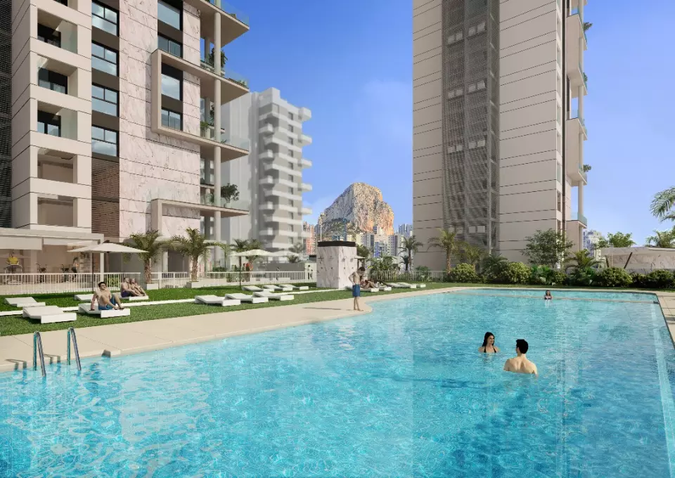 Towers I in Calpe - exteriér foto 1