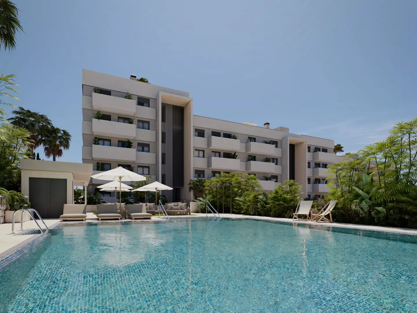 Las Mesas Sea Suites in Estepona - Außenansicht Foto 1