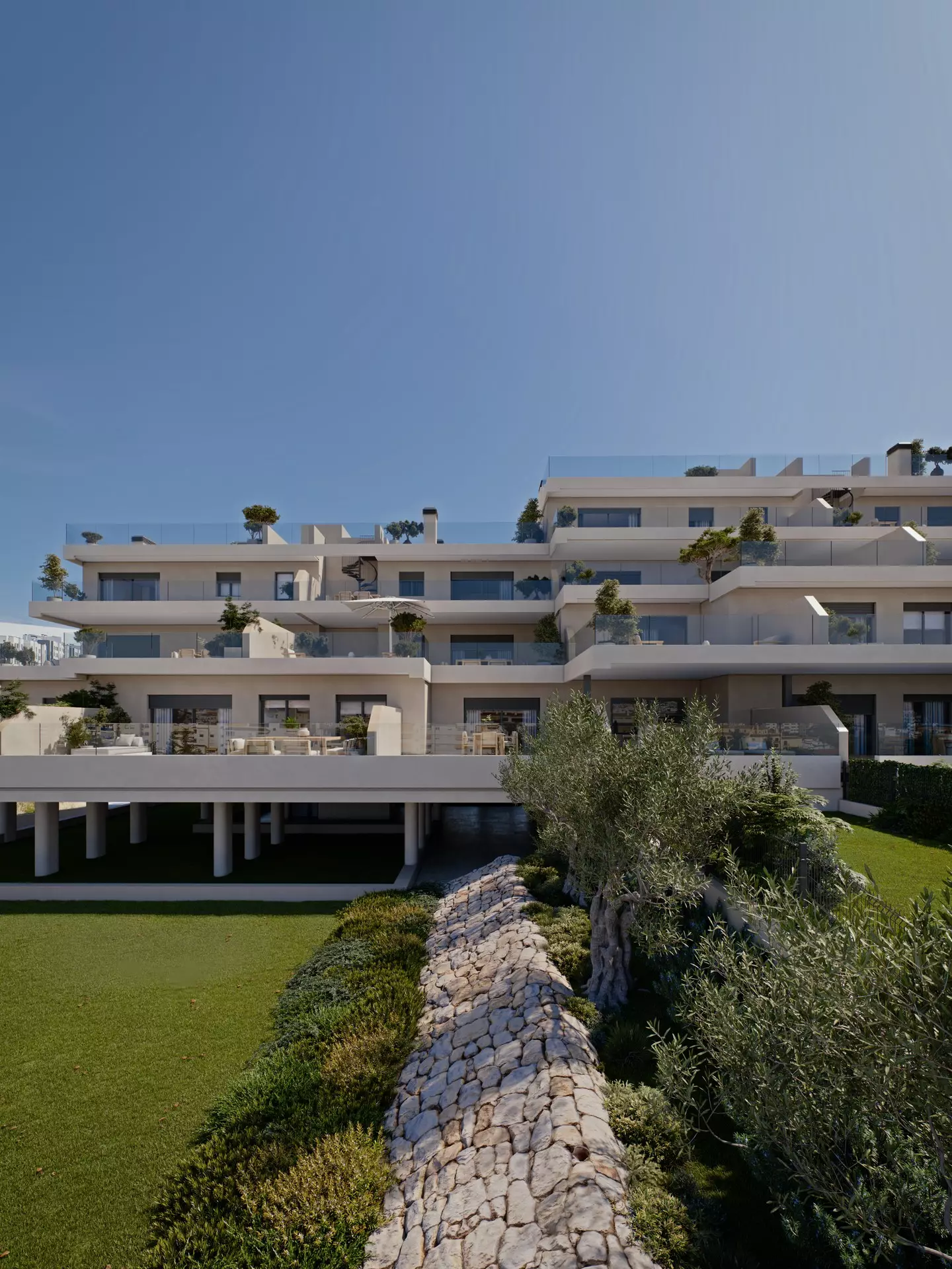 Las Mesas Sea Suites in Estepona - Außenansicht Foto 1