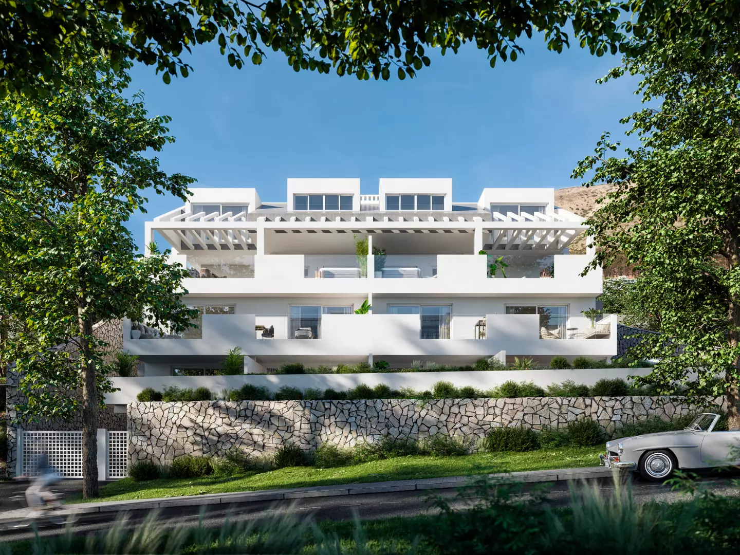 Stella 8 in Benalmádena - Außenansicht Foto 1