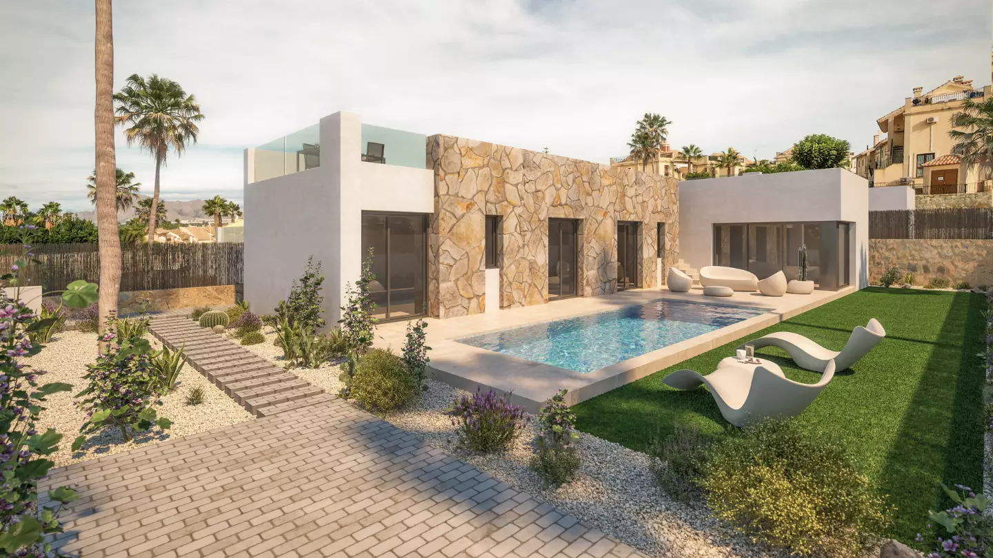 Villas Liege Mediterranean in La Finca Golf - Außenansicht Foto 1