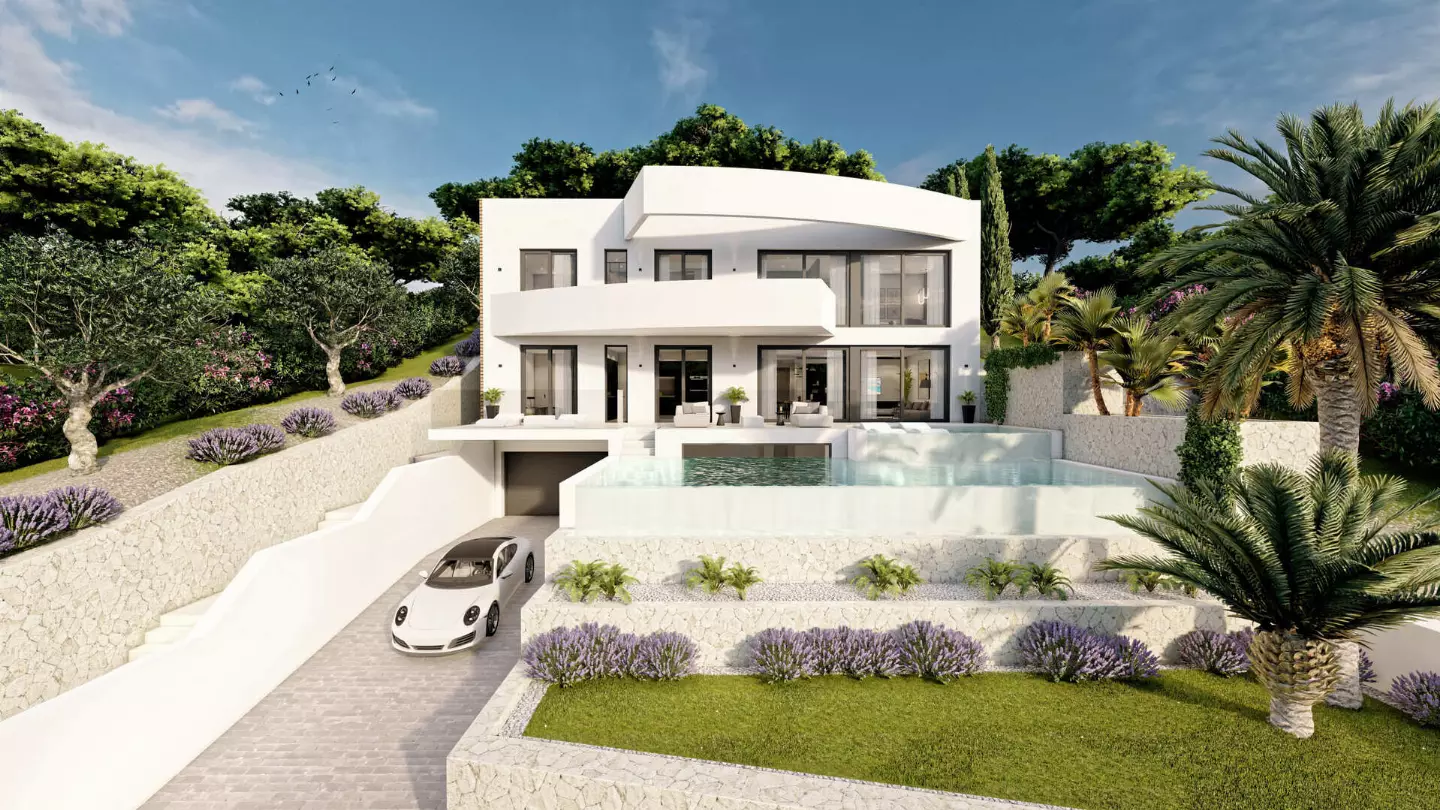 Chalet Villa Paraiso in Altea - exterior photo 1